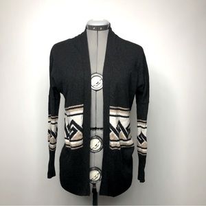 Aritzia Talula Angora Cashmere Blend Open Front Knit Cardigan